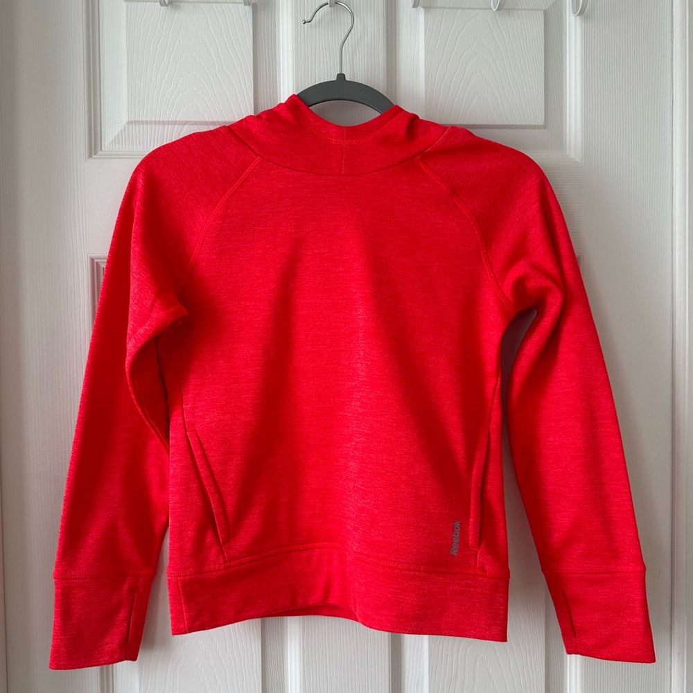 Reebok Coral Youth Hoodie with Thumb Holes and Pockets | NWOT
